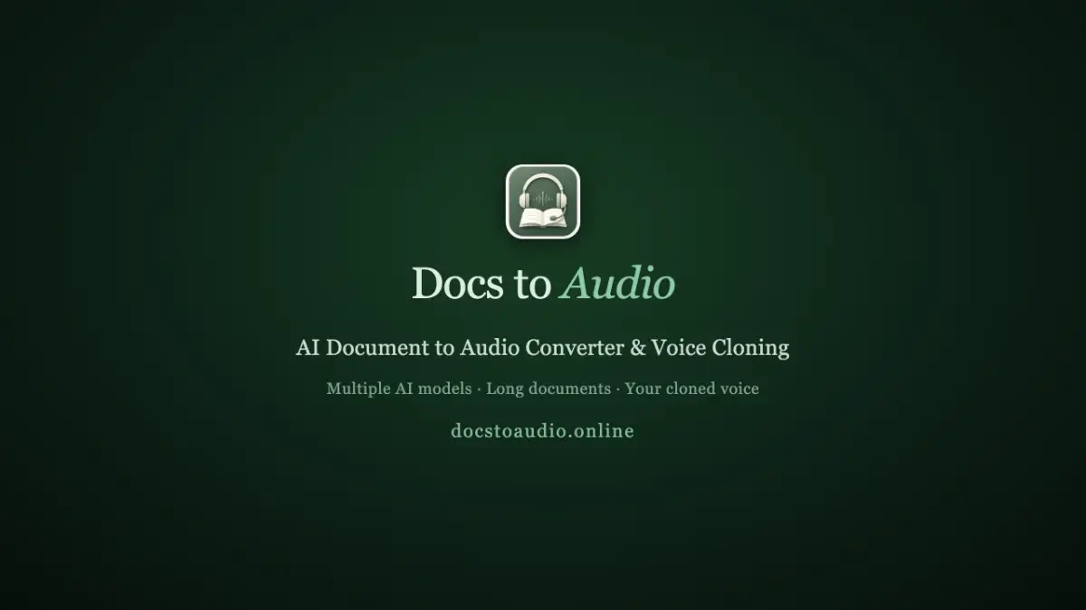 DocstoAudio screenshot 1