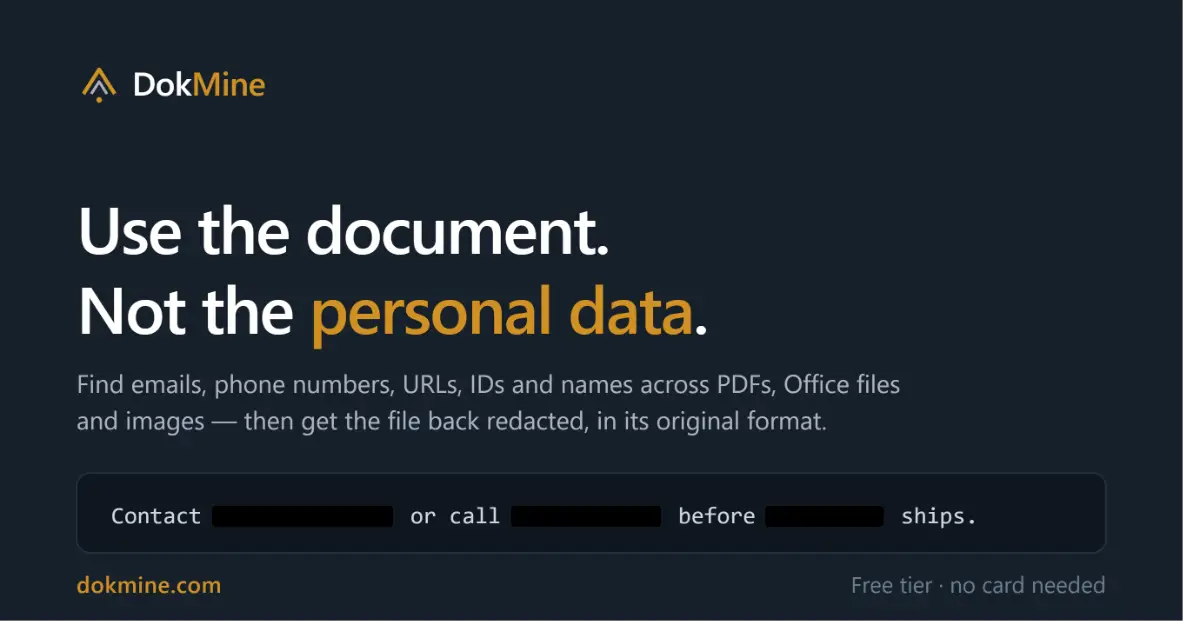 DokMine screenshot 2