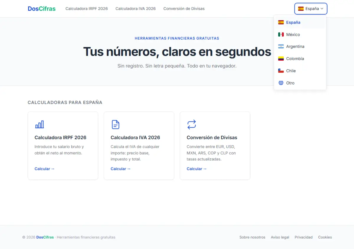 DosCifras screenshot 3