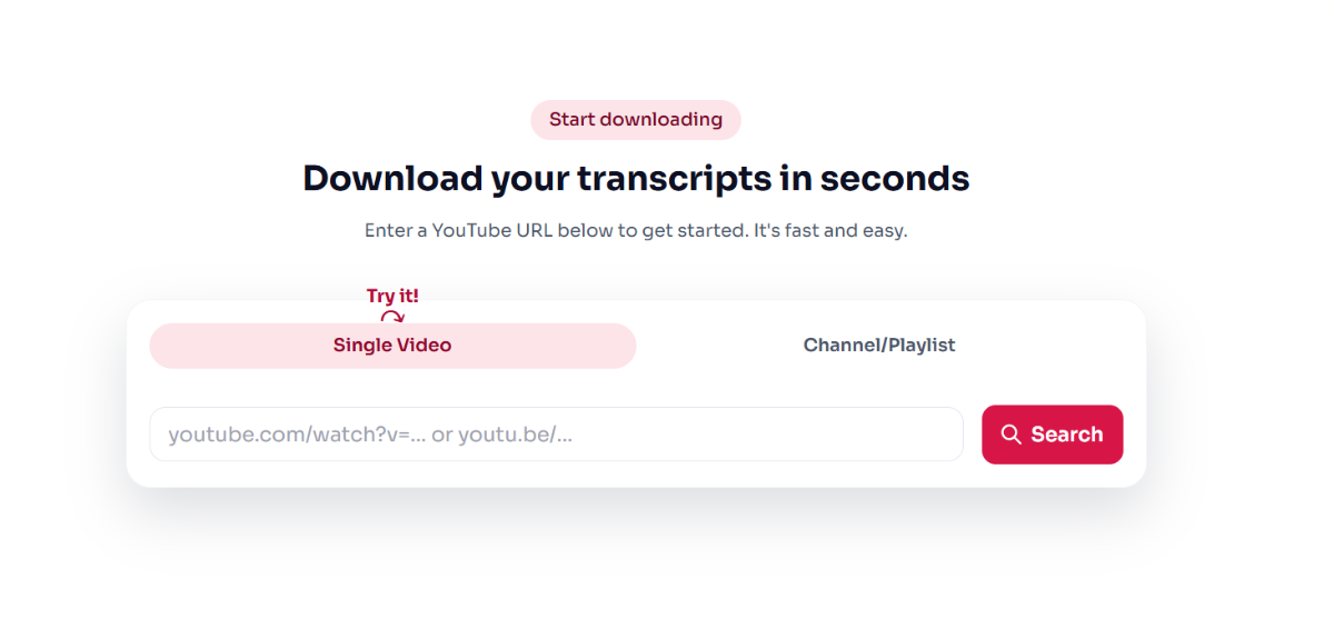 Download Youtube Transcripts screenshot 2