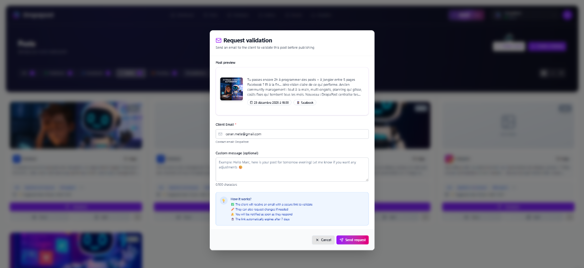 Dropapost - AI Social Media Manager image number 21