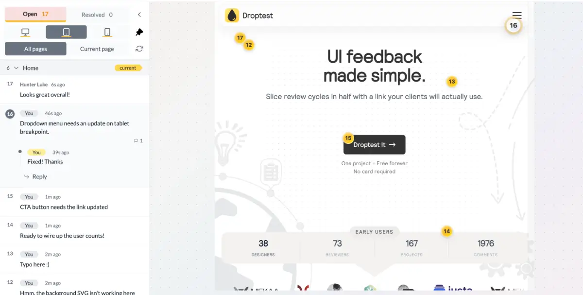 Droptest Design screenshot 3
