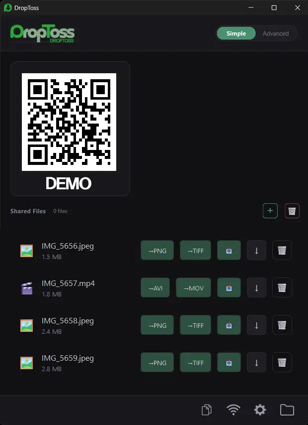 DropToss screenshot 2