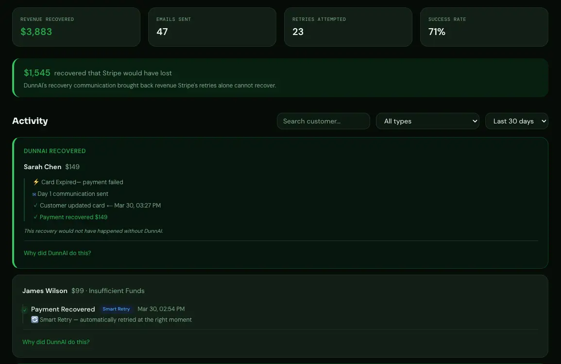DunnAI screenshot 2