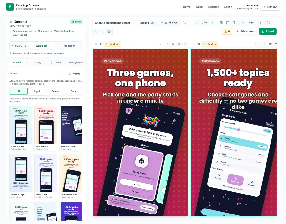 EasyAppScreens screenshot 3