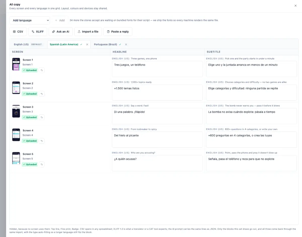 EasyAppScreens screenshot 1