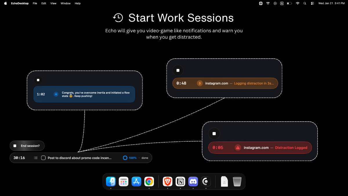 Echo Productivity screenshot 3