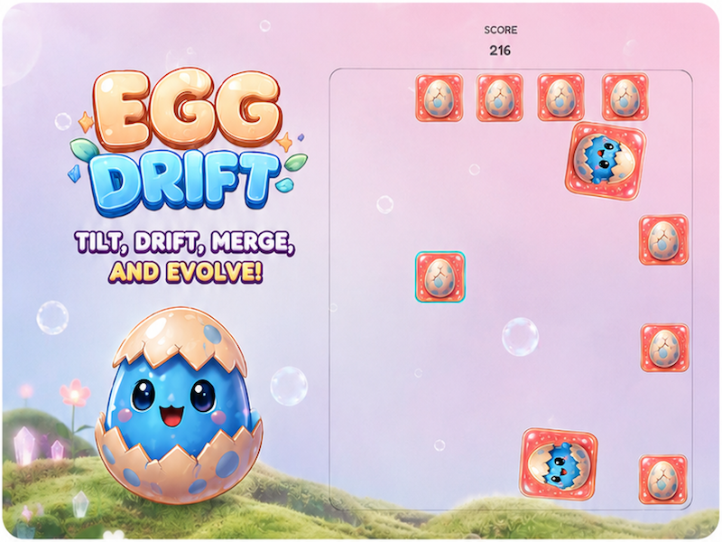 Egg drift screenshot 1