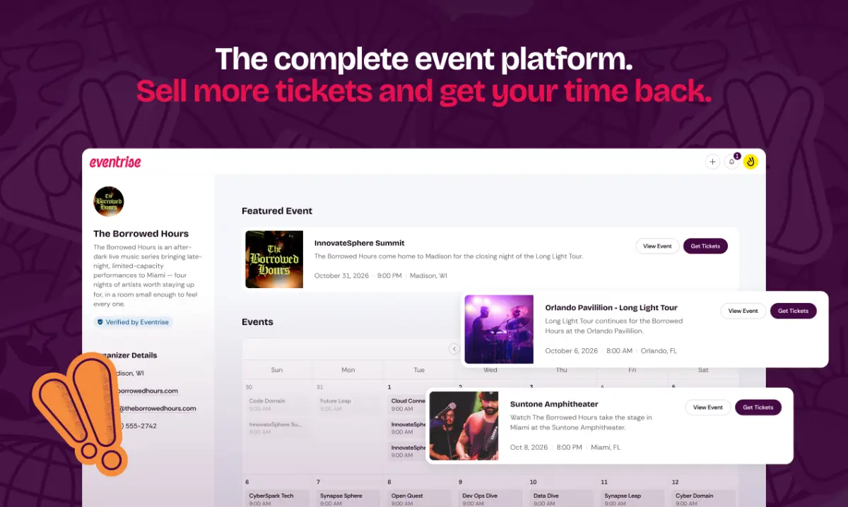 Eventrise screenshot 1