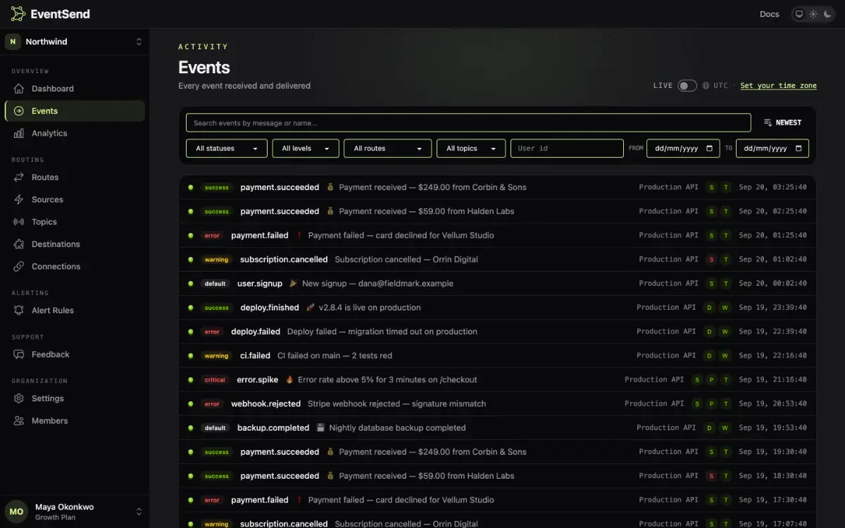 EventSend screenshot 3