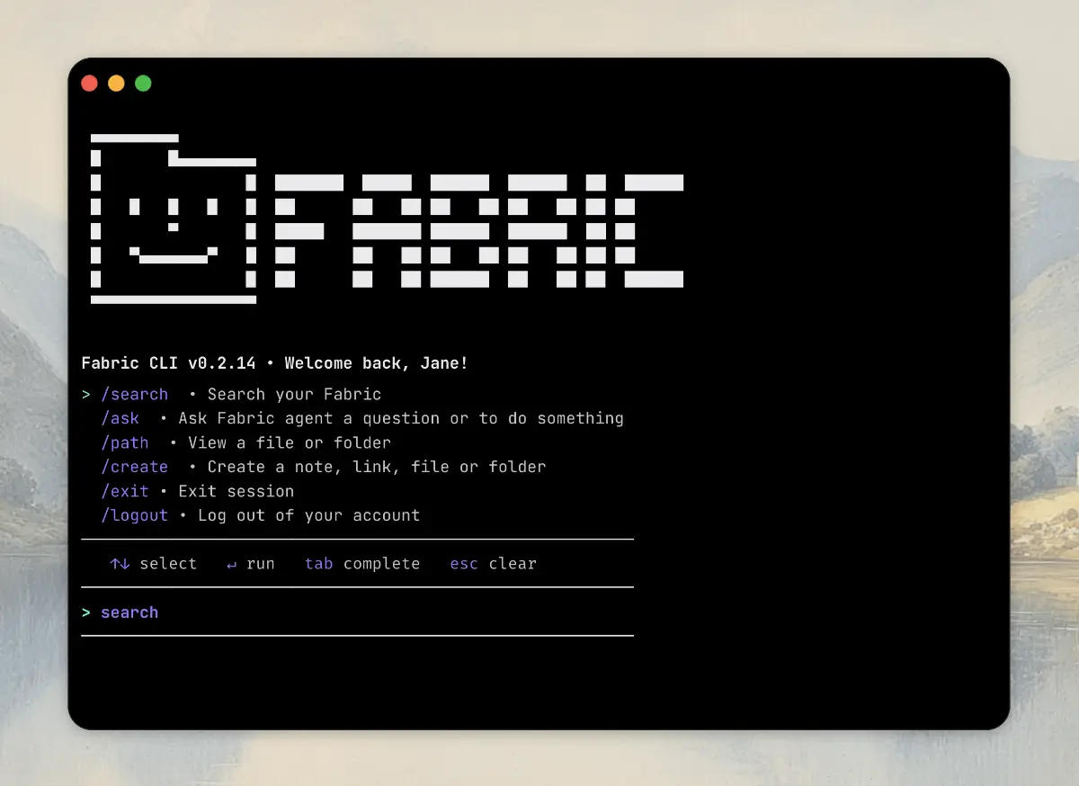 Fabric screenshot 1