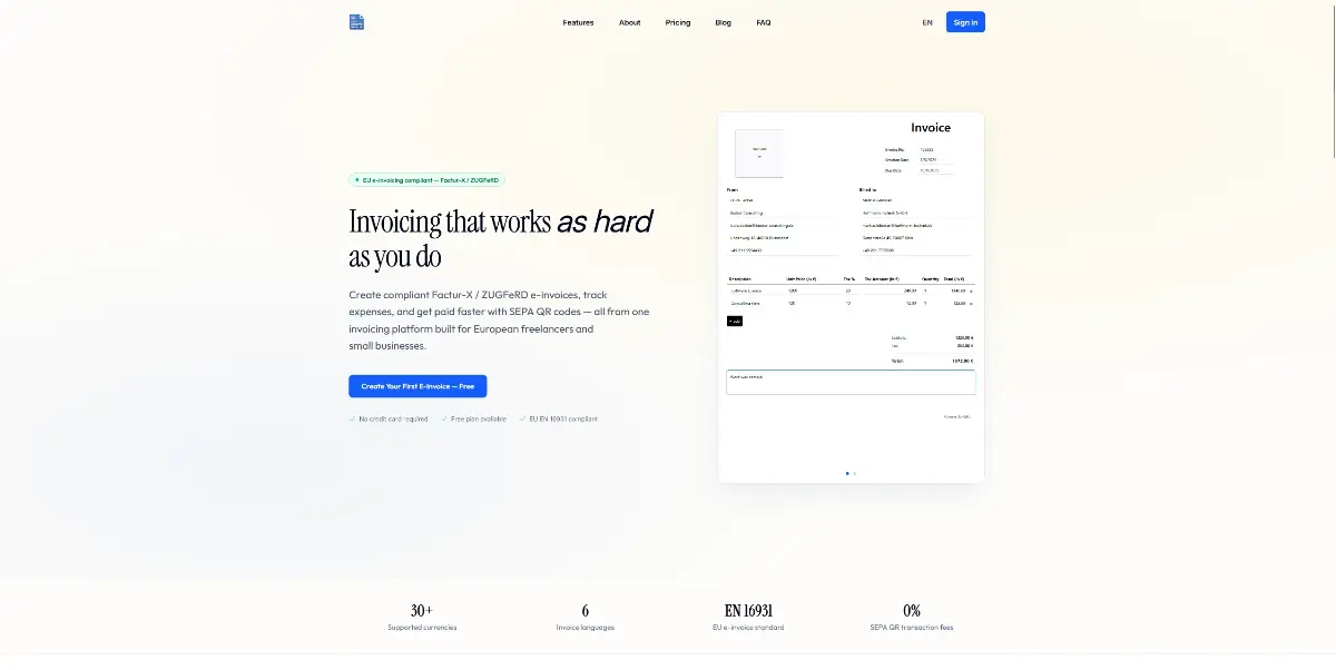 Facturwise screenshot 1
