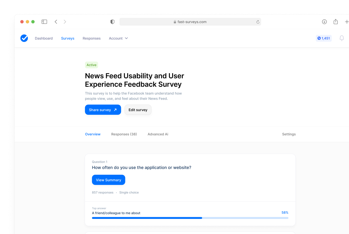 Fast Surveys product image