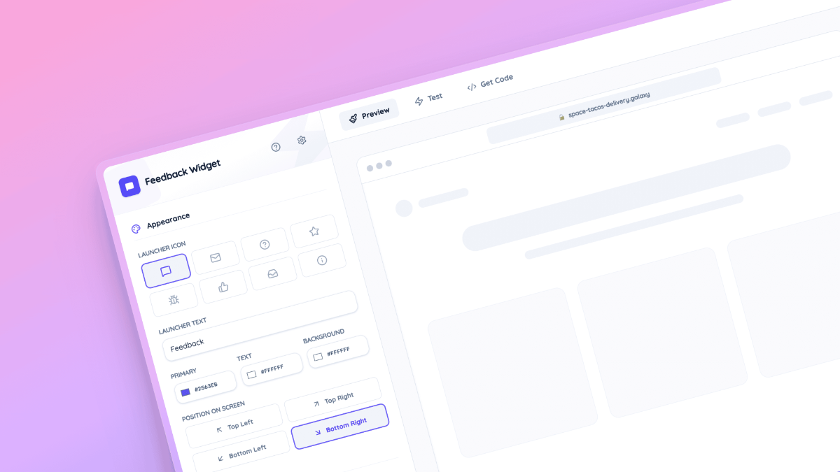 Feedback Widget Builder image number 01