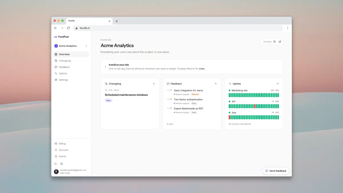 FeedFast screenshot 2