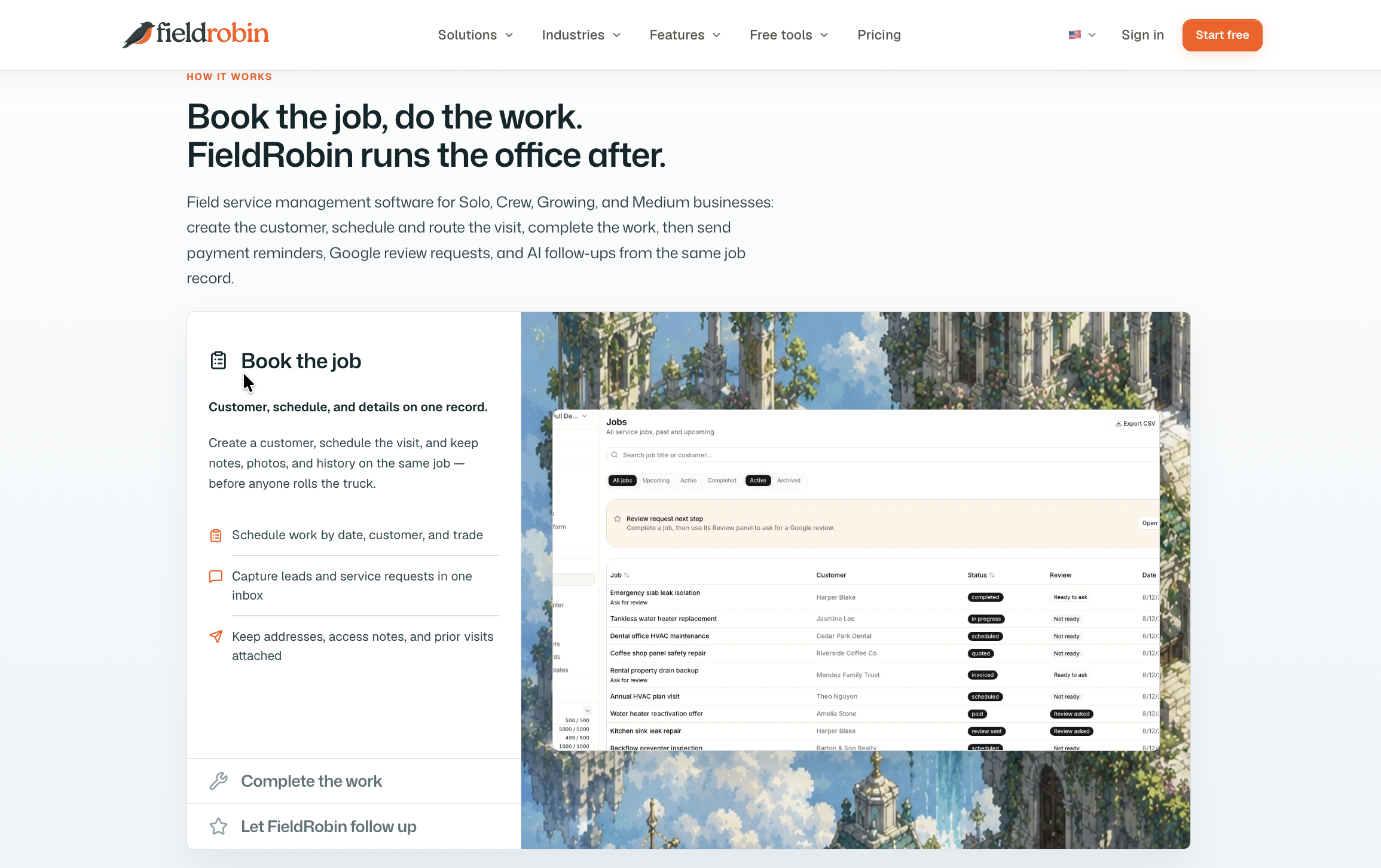 FieldRobin screenshot 2