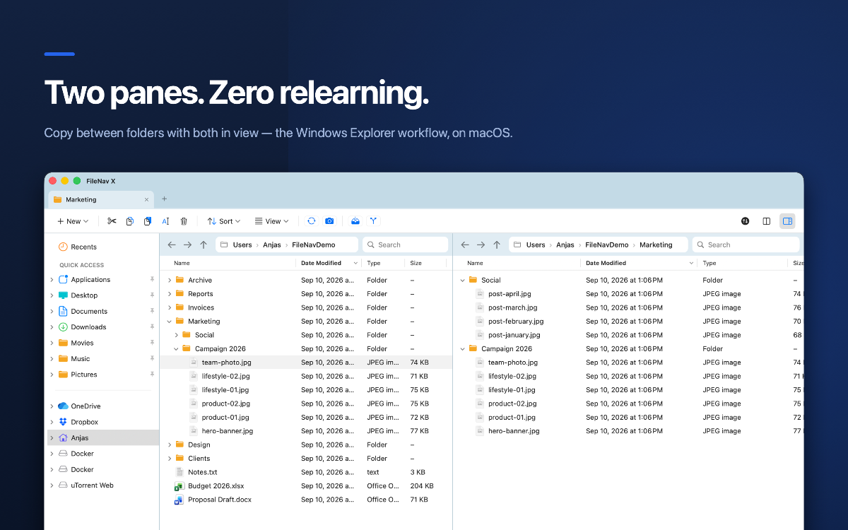 FileNav screenshot 2
