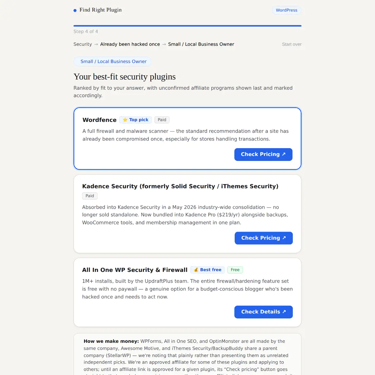 Find Right Plugin screenshot 3