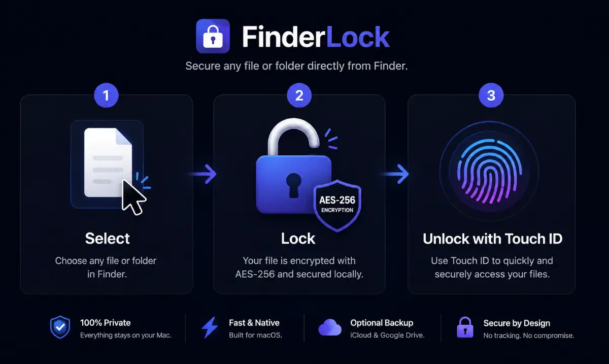 Finderlock screenshot 2