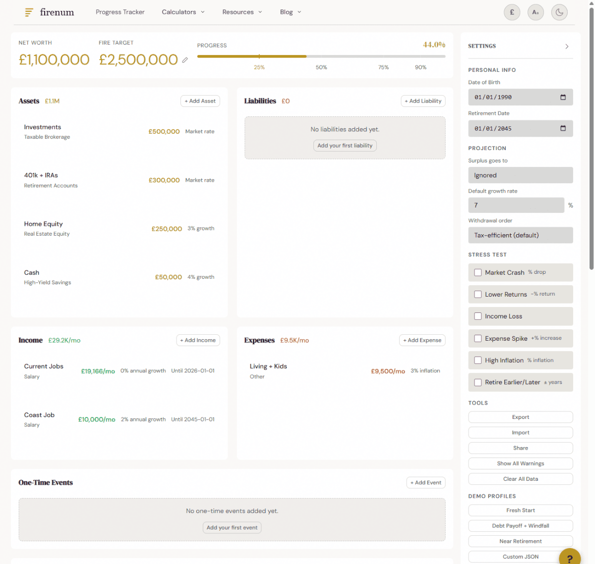Firenum screenshot 2