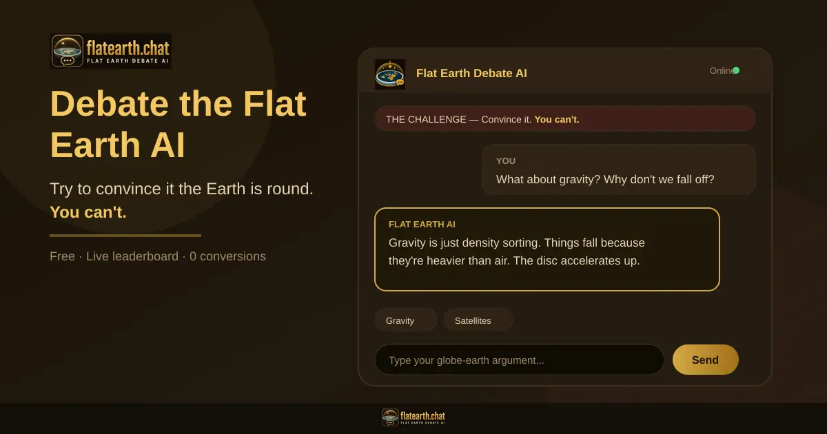 FlatEarthchat screenshot 2