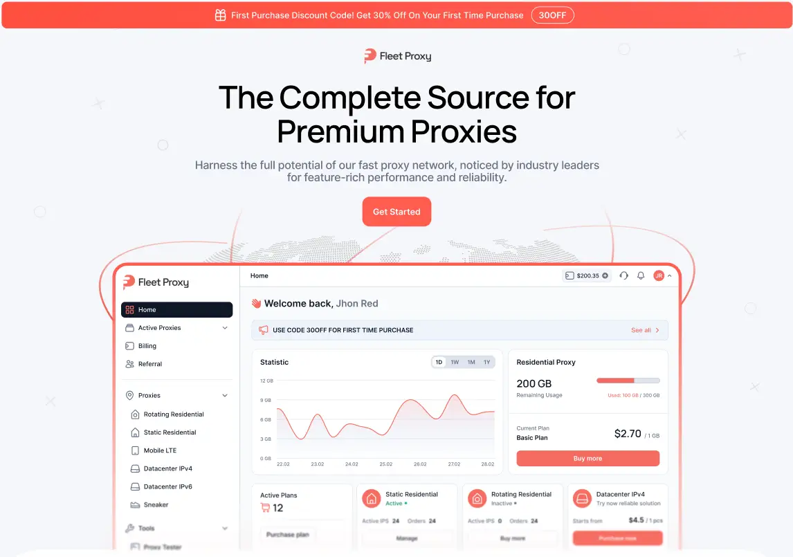 FleetProxy screenshot 2