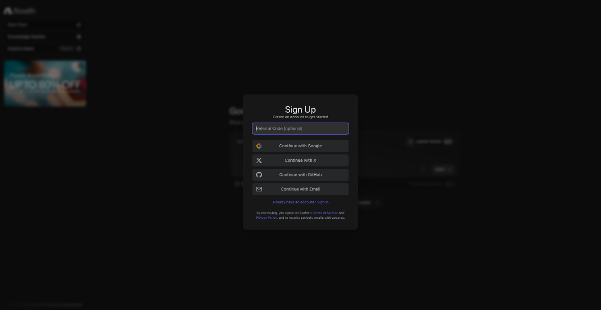 Flowith AI product image