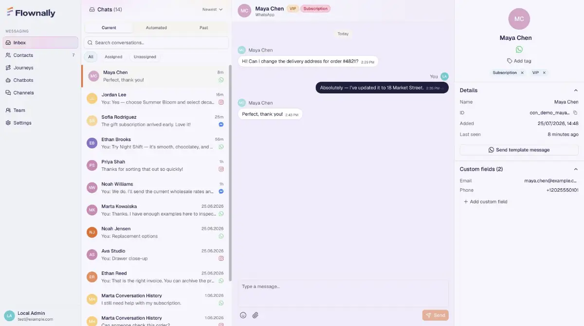 Flownally screenshot 2