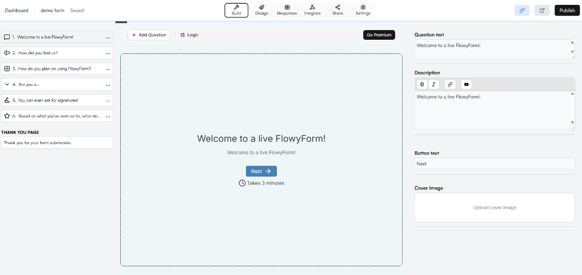 FlowyForm product image