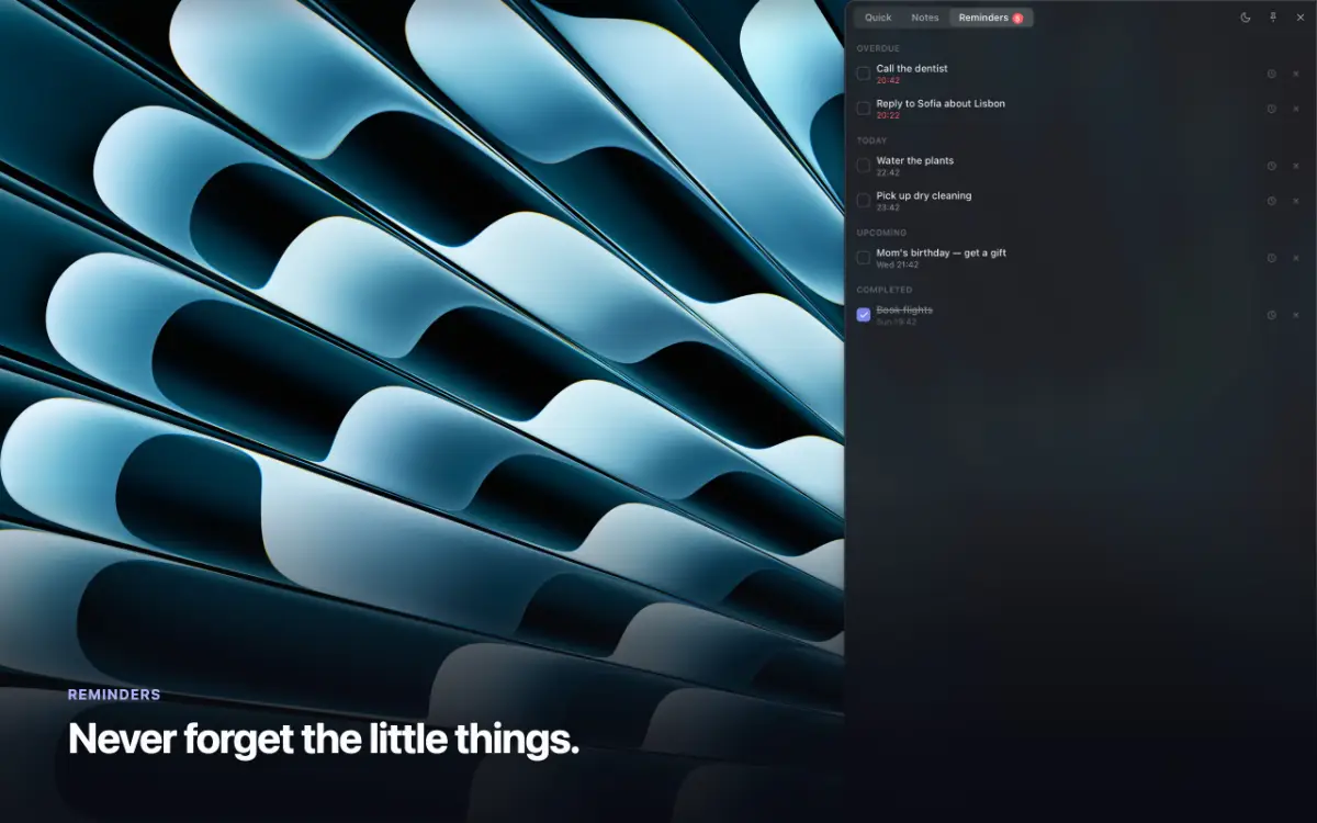 Flyout screenshot 3