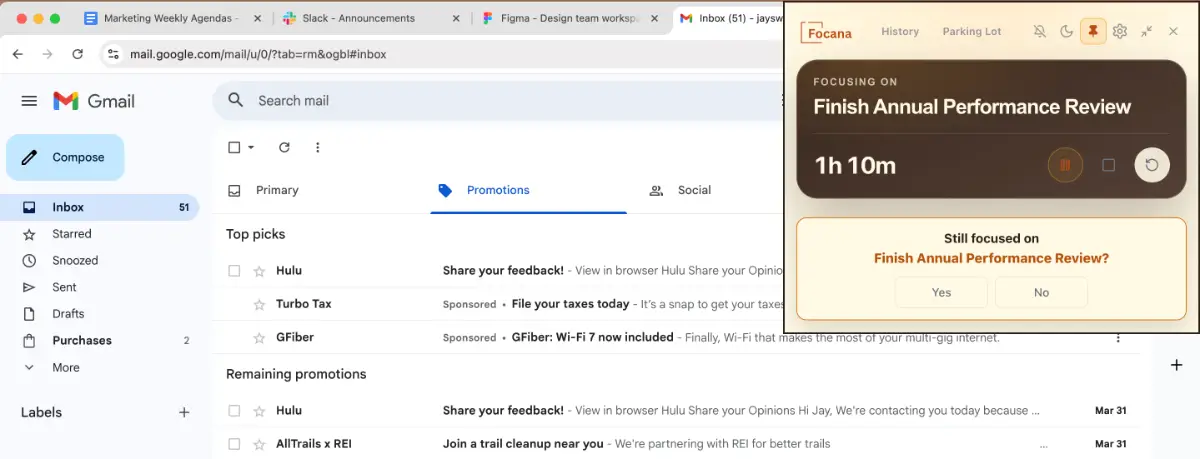 Focana screenshot 1