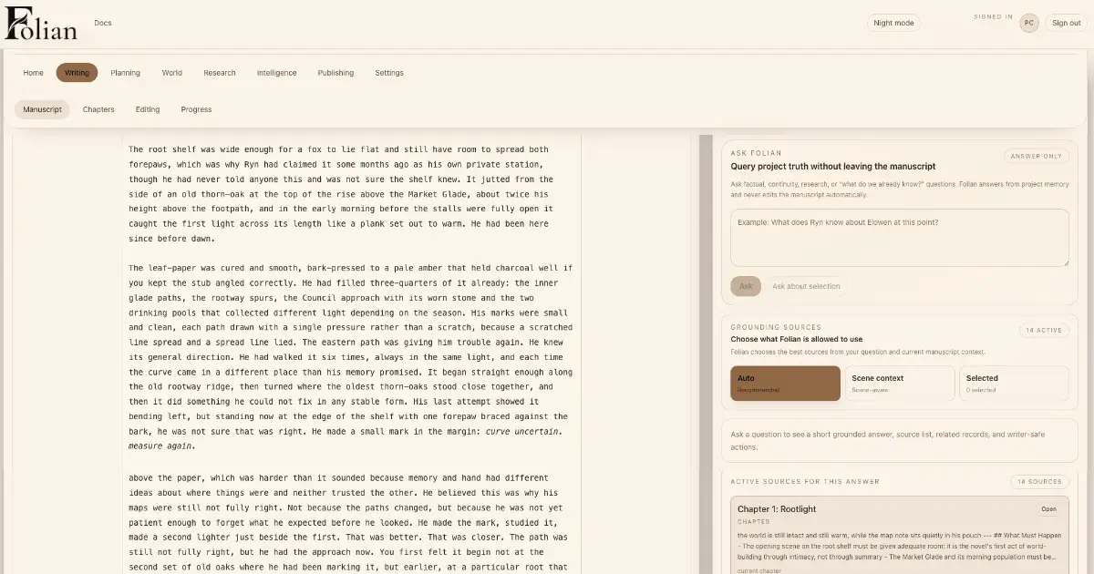 Folian screenshot 2
