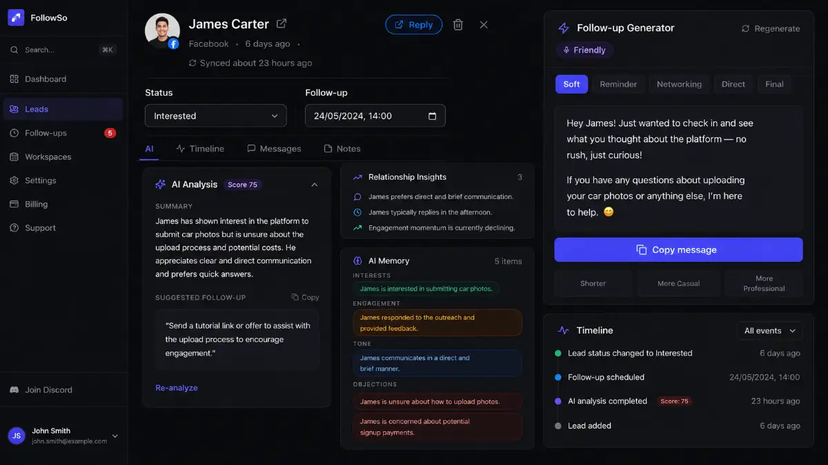 FollowSo screenshot 3