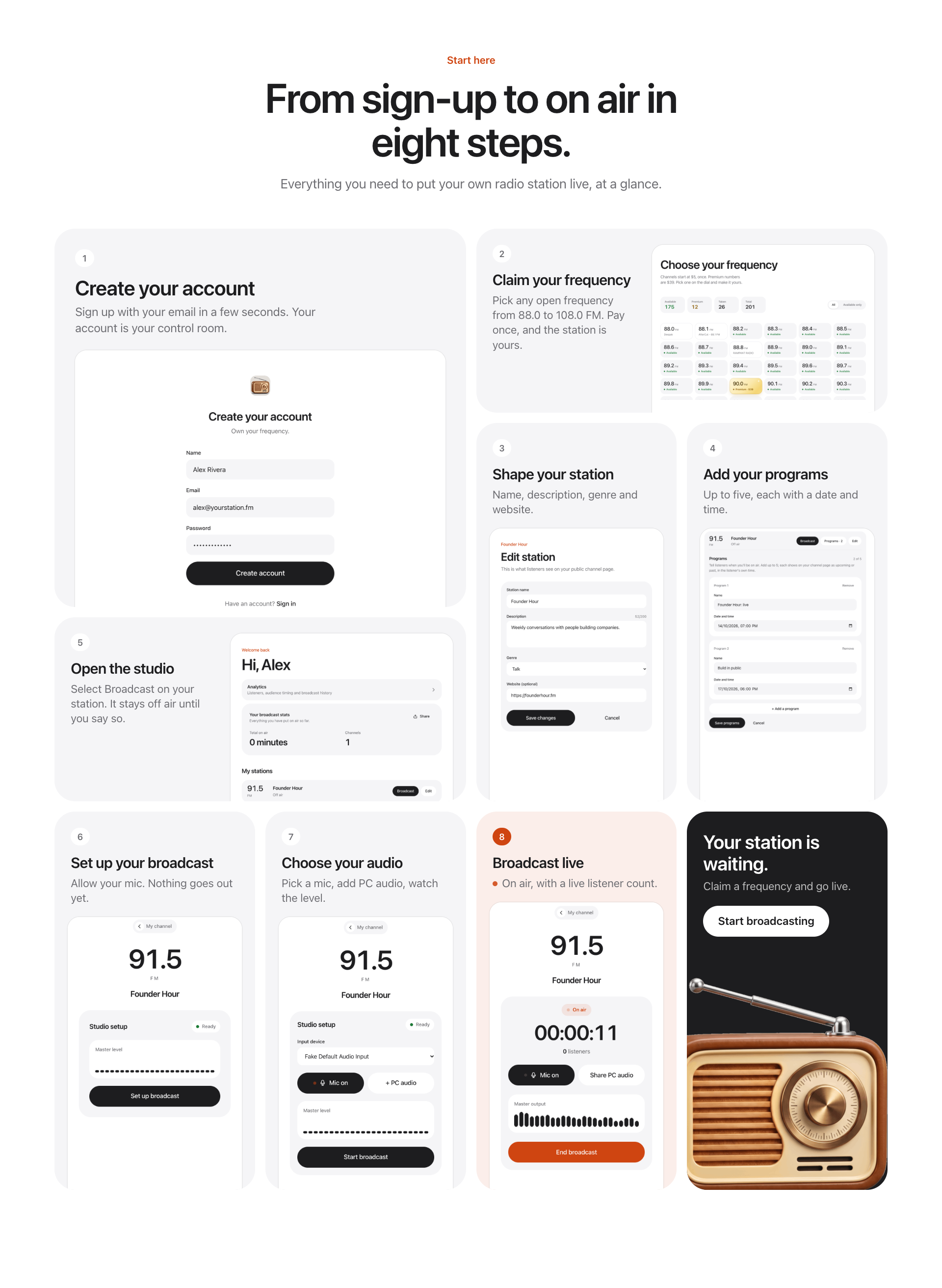 FoundrRadio screenshot 1