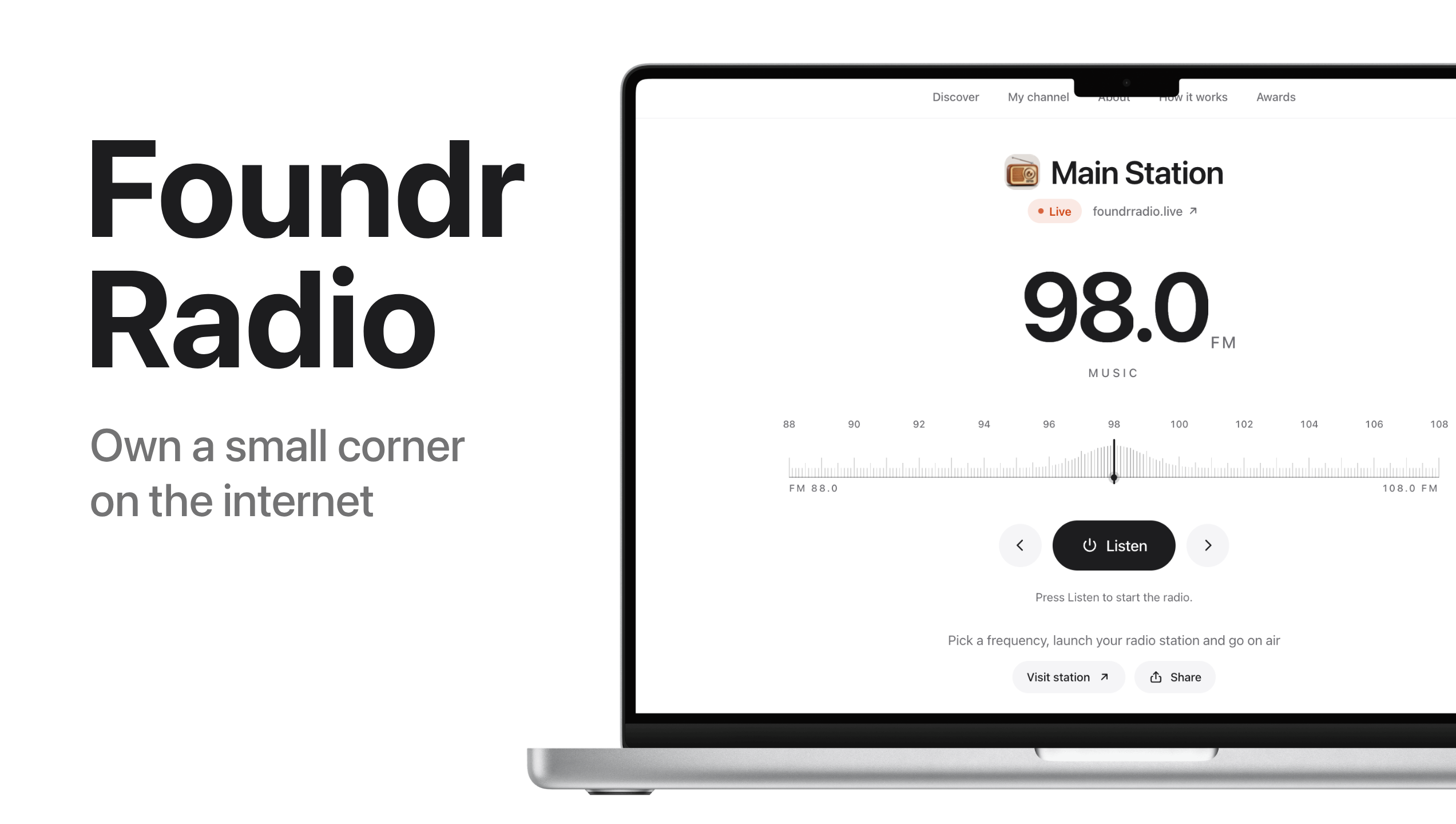 FoundrRadio screenshot 2