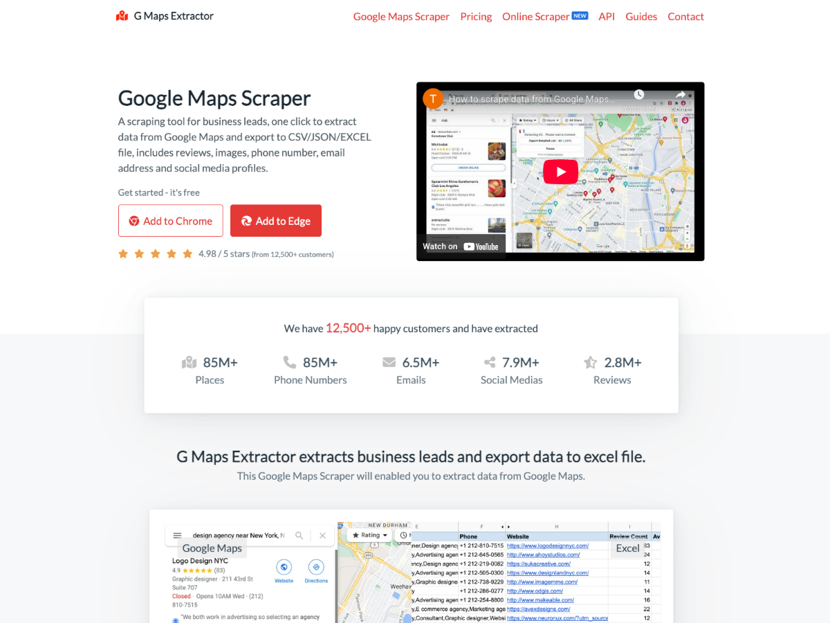 G Maps Extractor screenshot 2