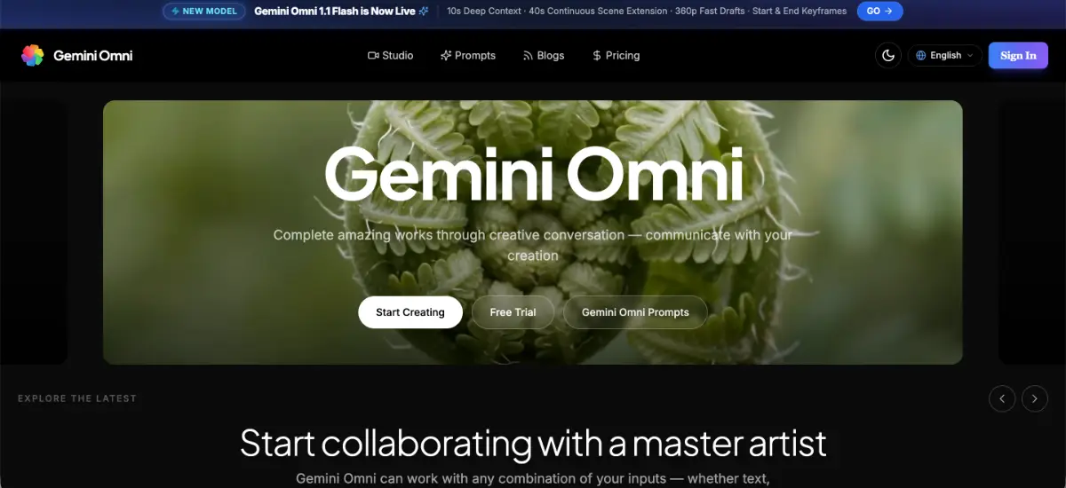 Gemini Omni screenshot 2