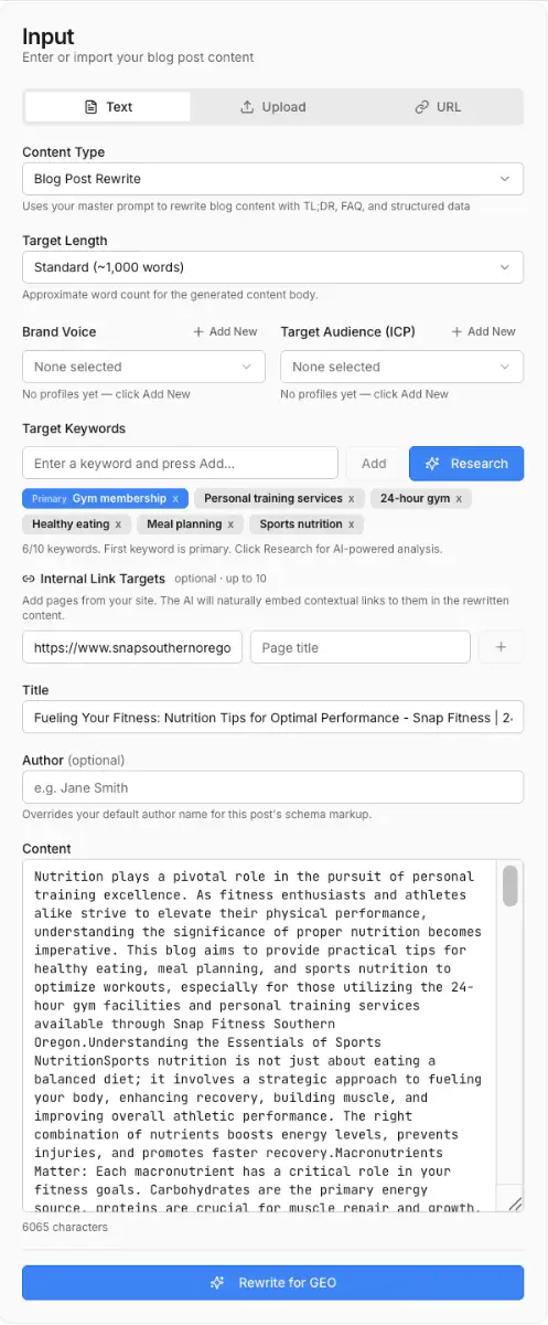 Georwritr screenshot 1