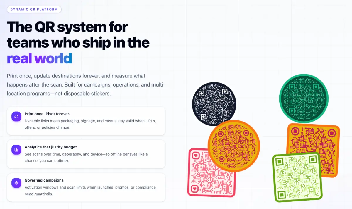 Giga QR - QR Campaign Suite screenshot 3