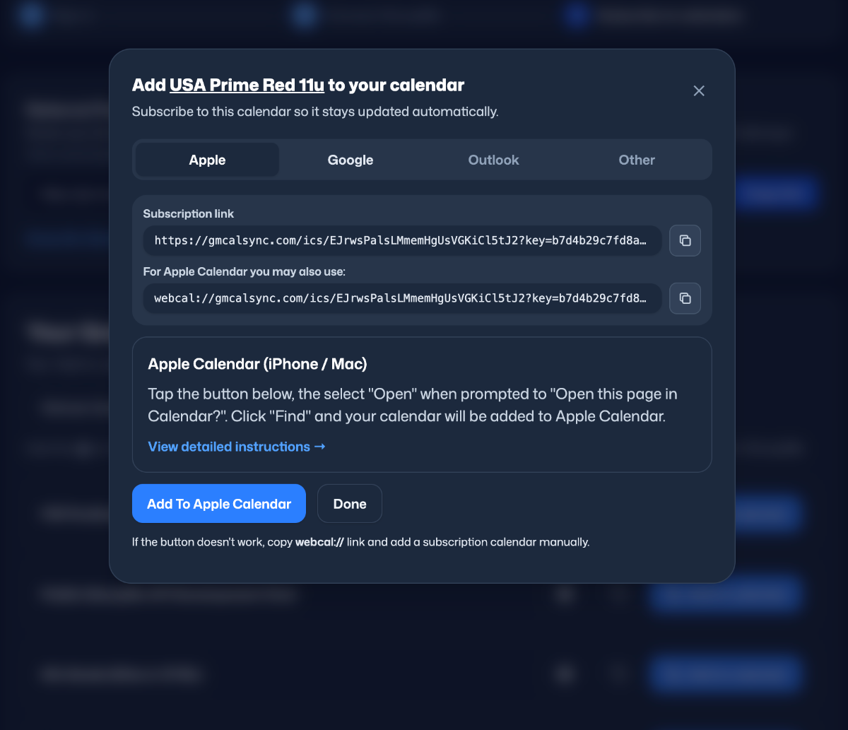gmCalSync screenshot 2