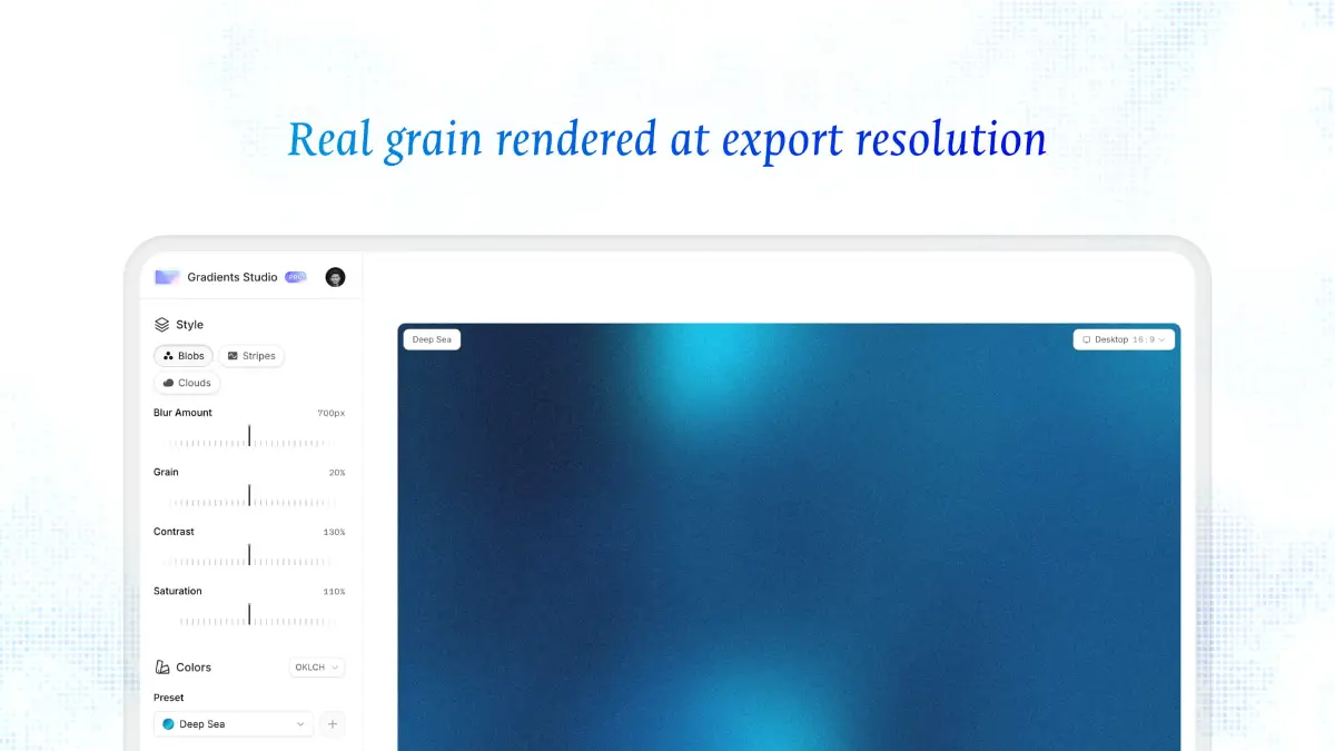 Gradients Studio screenshot 1