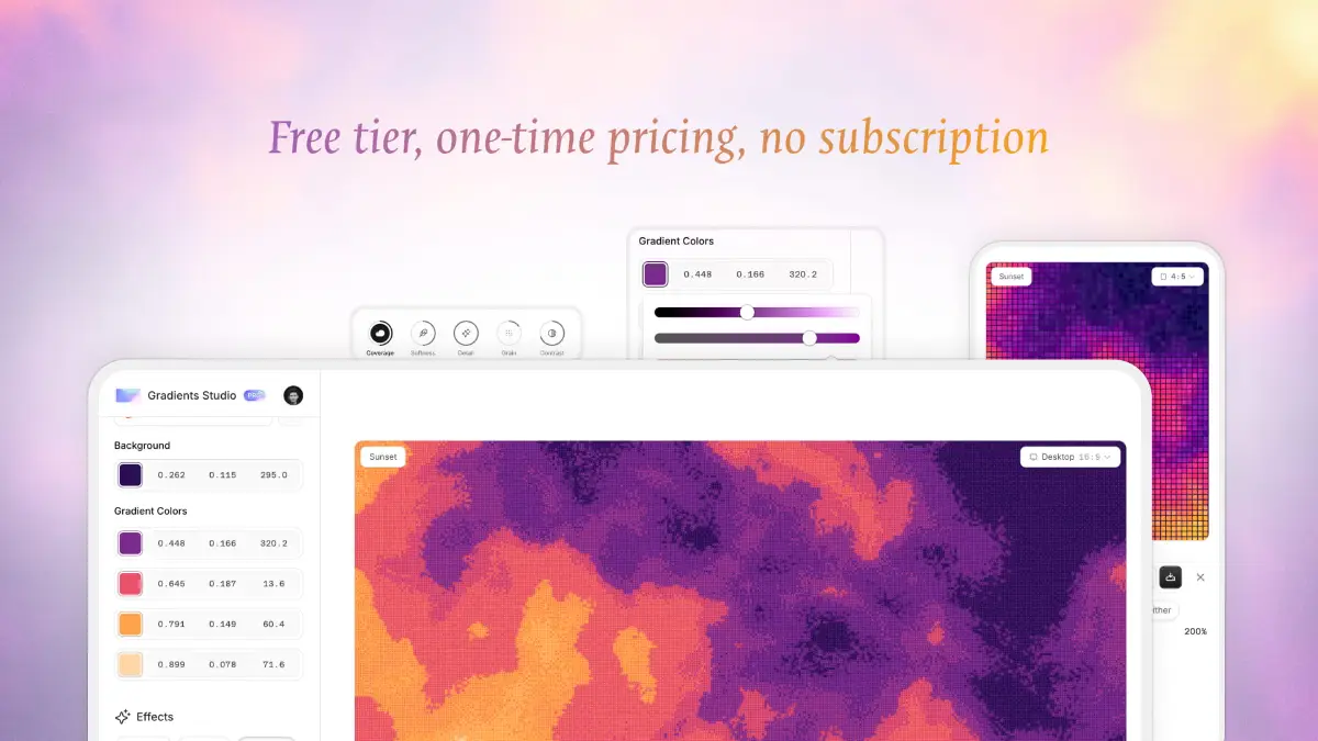 Gradients Studio screenshot 3