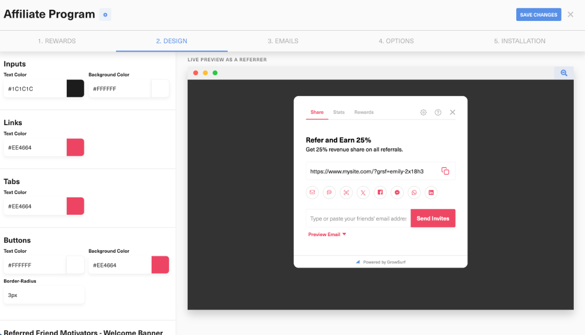 GrowSurf - Affiliate Software image number 01