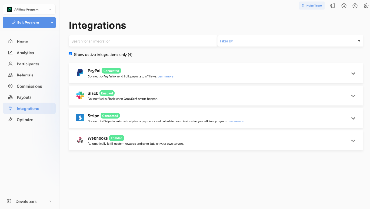 GrowSurf - Affiliate Software image number 21