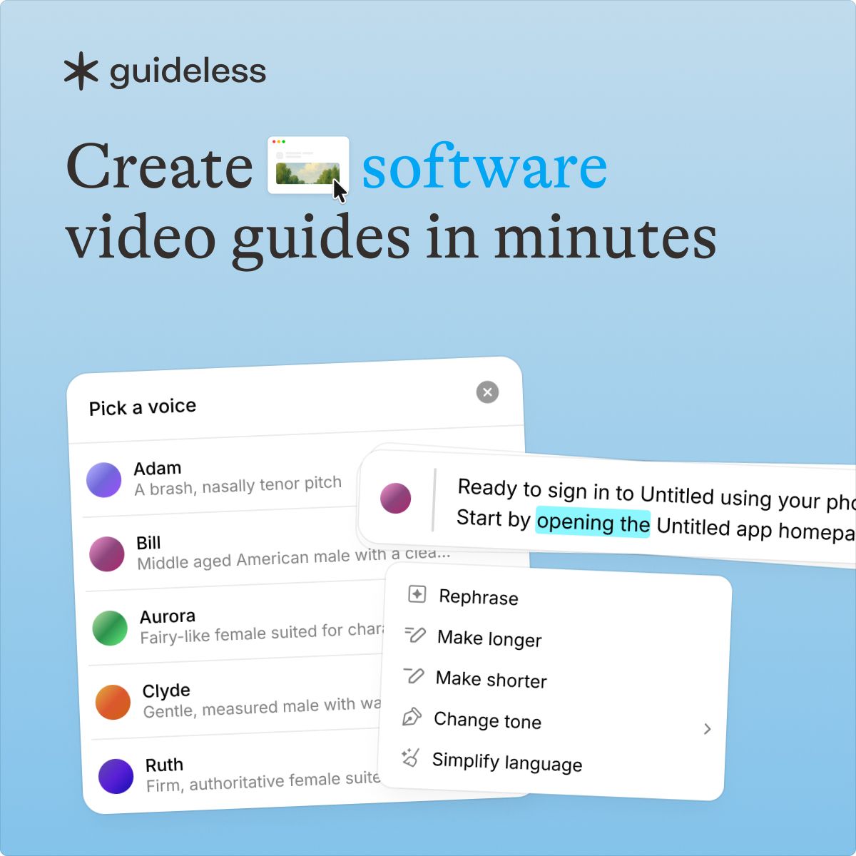 Guideless image number 01