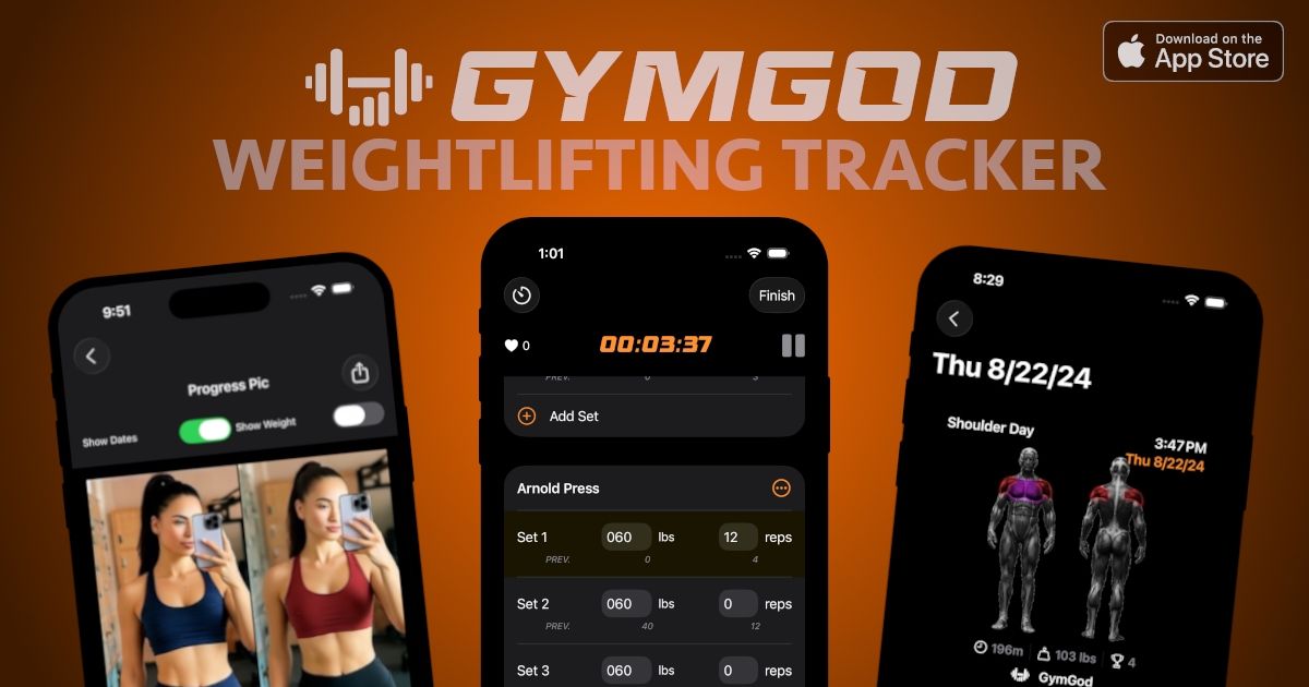GymGod Weightlifting Tracker image number 01