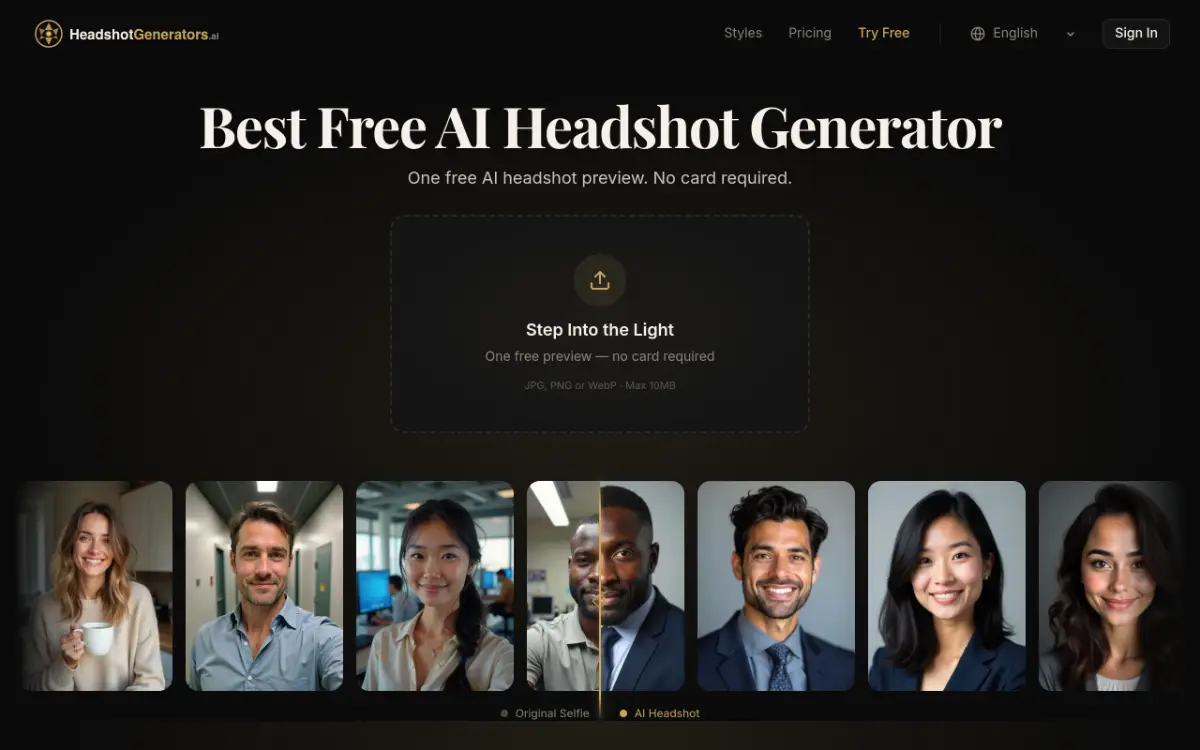 HeadshotGeneratorsai screenshot 1