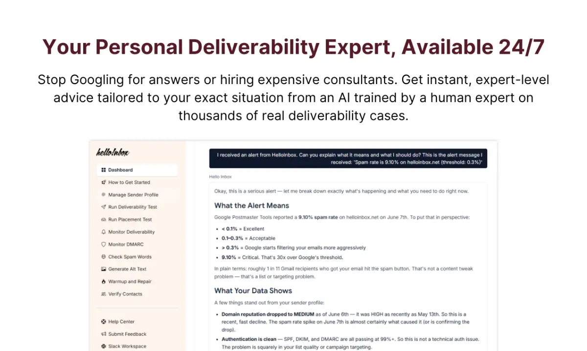 Hello Inbox screenshot 2