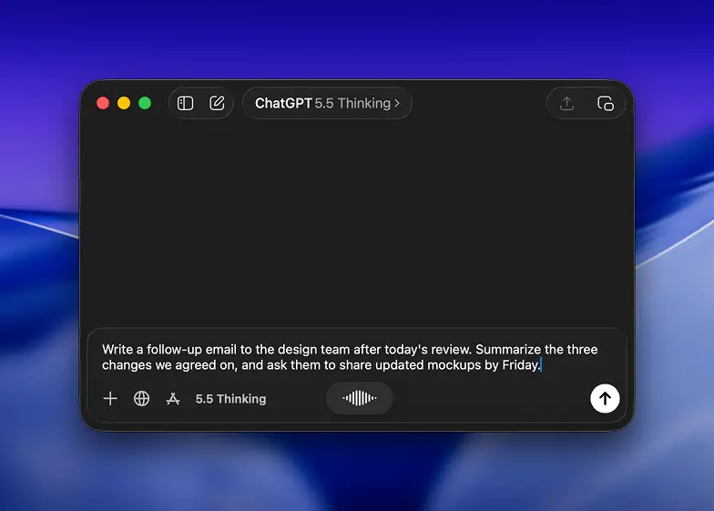 HoldSpeak screenshot 2