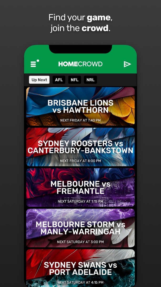 HomeCrowd screenshot 1